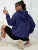 Solid Color Casual Hoodie For Female Pocket Creative Sweatshirts All-Match Street Clothes Womens Fleece Unisex Pullovers