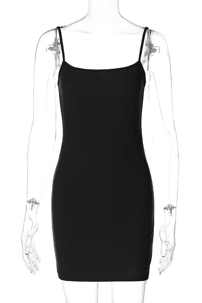 Spaghetti Strap Bodycon Mini Dress