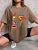 Painted Lady Face Personality Design Print T Shirt Female Street Comfortable T-Shirt Soft Casual Tops Breathable Short Sleeve