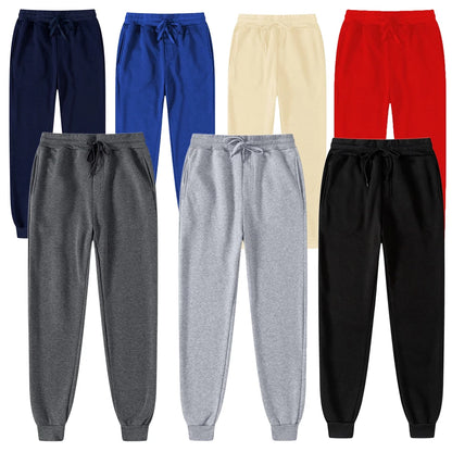 Women¡¯s Fleece Sweatpants Bottom Winter Warm Pants Daily Casual Jogger Long Pant Multicolor Autumn Female Solid Color Sweatpants