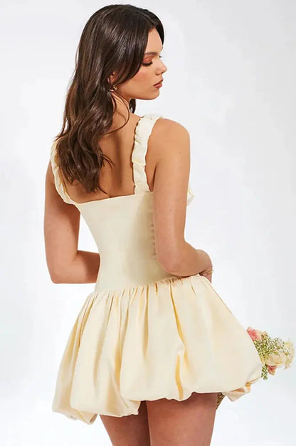 Princess Mini Dress with Suspender