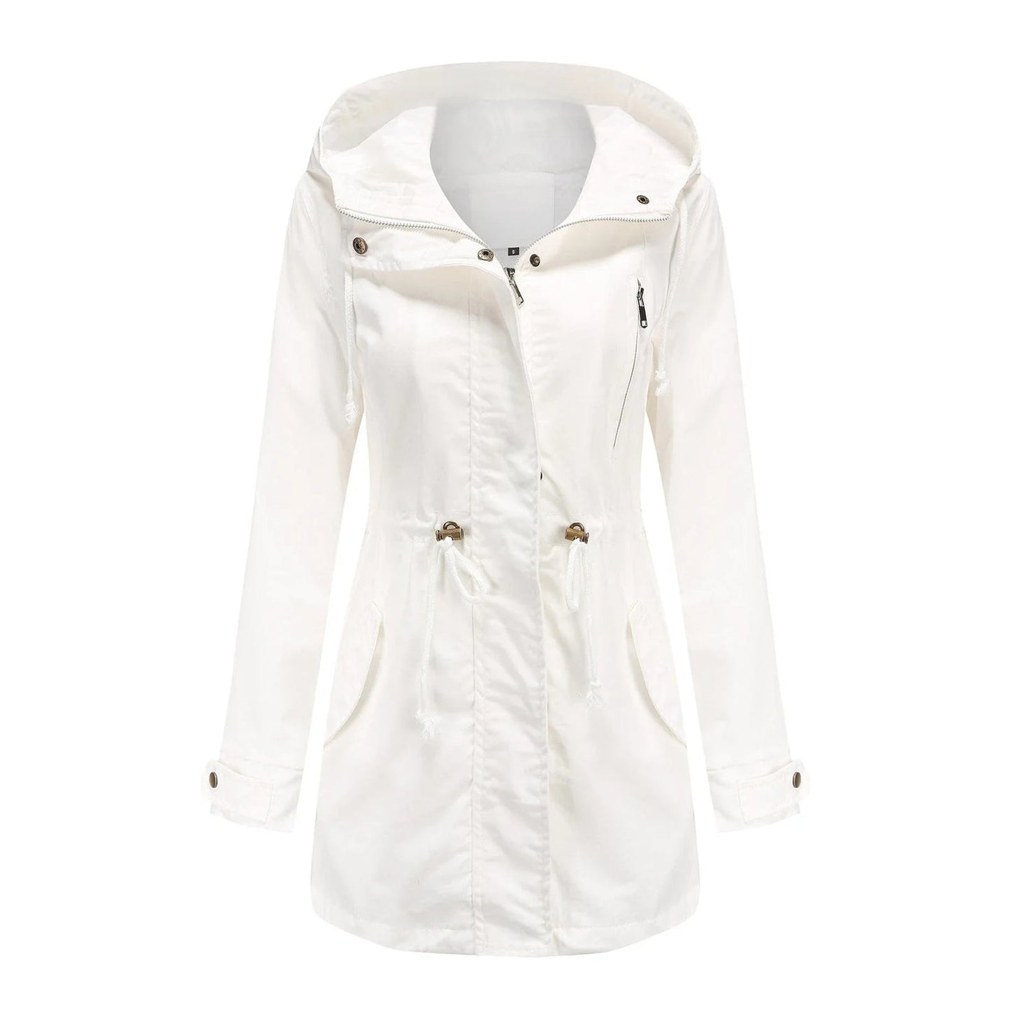 Chaqueta impermeable clásica y elegante para mujer | Ideal para actividades al aire libre