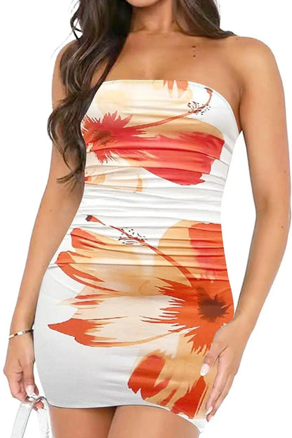 Slim Backless Bodycon Mini Dress