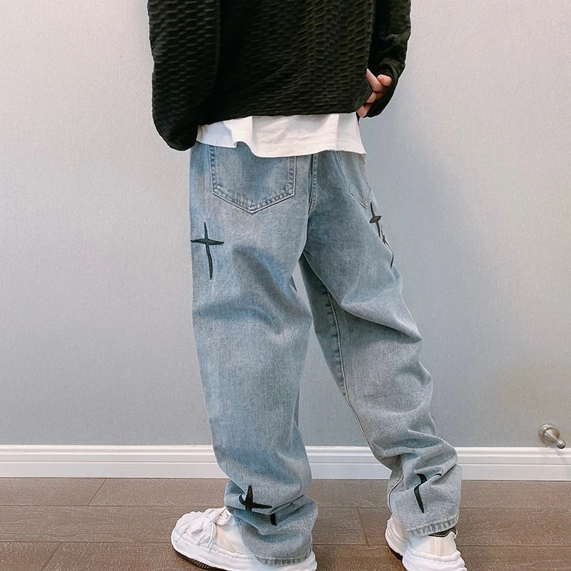 Printed Wide Leg Pants
