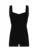 Sleeveless Shirring Square Collar Skinny Sexy Summer Playsuit Women Black Solid Simple Basic Casual Vacation Rompers