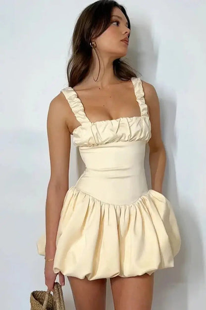 Princess Mini Dress with Suspender