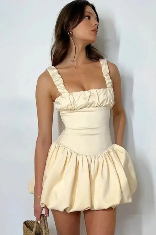 Princess Mini Dress with Suspender