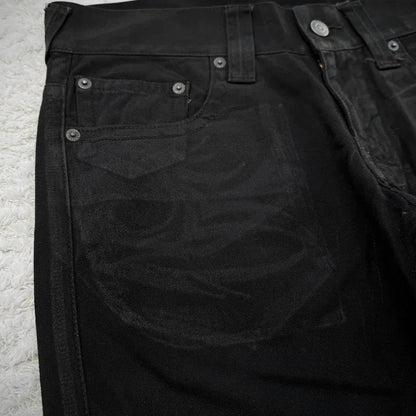 Gothic High Waist Slim Pants