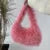 Cute  Winter Candy Color Handbags Women Kawaii Furry Plush Faux Fur Bags Goth Y2k Girls Festival Shoulder Armpit Hobos Bag