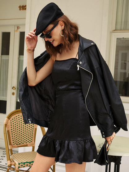 Women's Thin Suspender Dress
