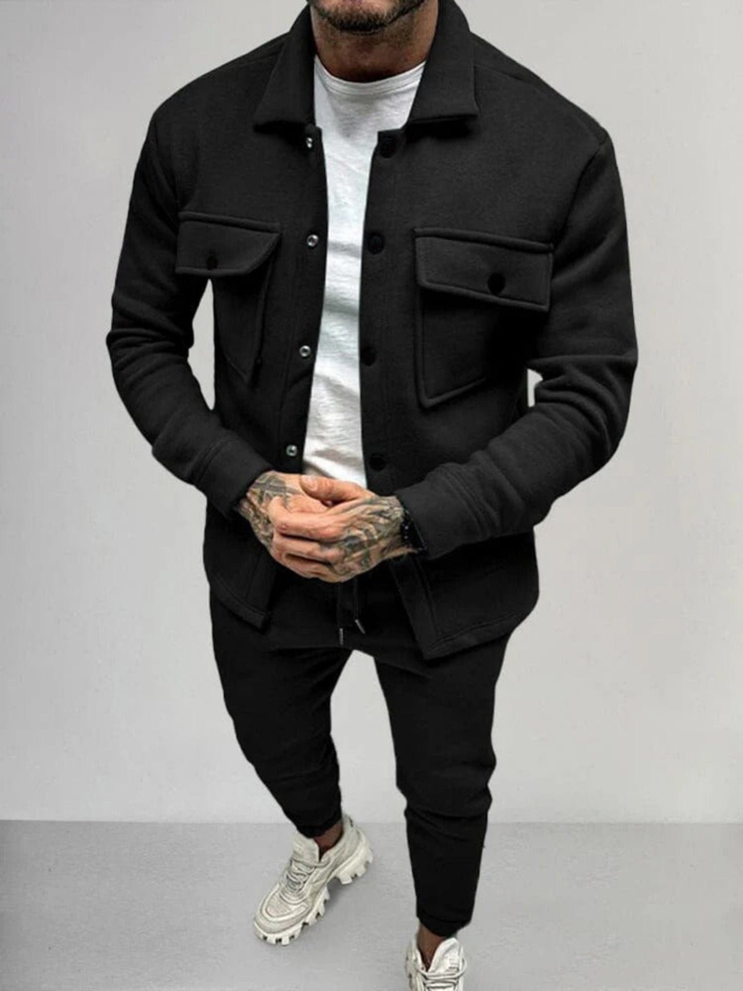 Fritz - Conjunto casual de dos piezas - Casual - Hecho para - Ideal para Otoño/Invierno