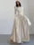 Casual Patchwork Long Dresses for Women O-neck Long Sleeves A-line Autumn Spring Korean Fashion One Piece Vestidos Mujer New