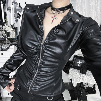 Slim Fit Zipper Detail Jacket