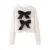 Winter New Women’s Fashion, Casual, Sweet and Versatile Bow Tie with Sequin Top