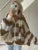 V-Neck Scarf Sweater Cardigan Female Contrast Casual Patchwork Autumn Hollow Out Outwear Women’s Knitwear Coat Cardigan