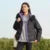Down Jacket Women Loose Contrasting Colors  New Winter Hooded Puffer Jacket Trendy Personality Fashionable