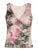 Sweetown French Romantic Colorful Floral Print Lace Vest Sleeveless V Neck Slim Elegant Sexy Summer Vacation Boho Tank Top Women