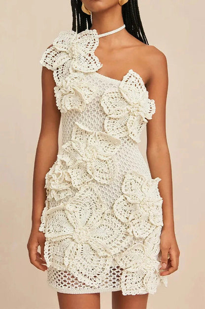One Shoulder Mini Dress