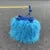 Luxury Colorful Tassels Furry Drawstring Bucket Bag Women Plush Handbag Harajuku Street Punk Y2k Hot Girls Faux Fur Shoulder Bag