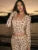 Fashion Printed 2 Piece-Set Women Hoodie Slim Cropped Top And High Waist Trousers Outfits Contrast Women’s Pants Sets