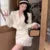 Autumn New Luxury Two-piece Skirt Set Women Lapel Crop Jacket Ruffles Patchwork Bodycon Mini Skirt Korean Fashion Female Outfits