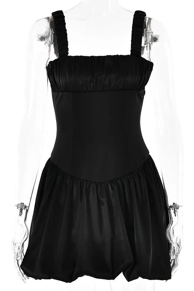 Sleeveless Pleated Mini Dress
