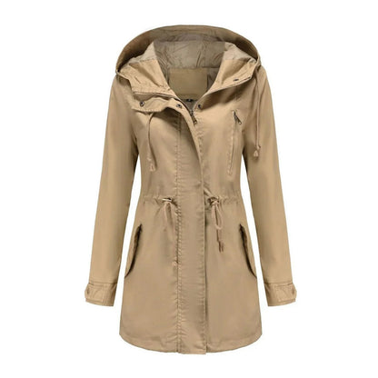 Suzie - Abrigo con capucha - Chic - Elegancia sin esfuerzo - Ideal para otoño/invierno
