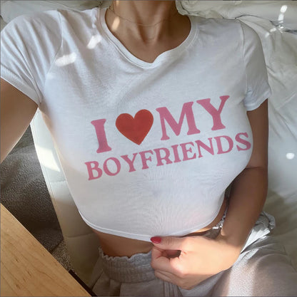 European and American style T-shirt  summer new letter street trend short style women’s wear