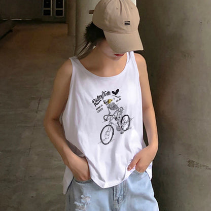 Women’s T-shirt hot sell motorcycle and monogram print custom T-shirt baby tee