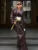 Vintage PU 2 Piece-Set Trousers Female Lace-Up Pocket Fashion Outwear Streetwear Autumn  Patchwork Women’s Pants Sets