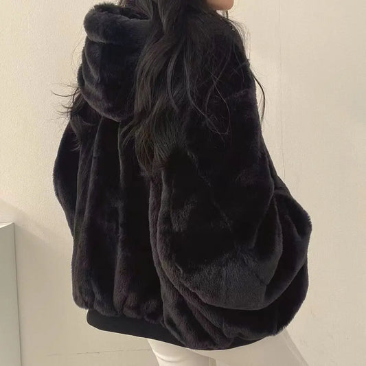 Double-Sided Wear Hooded Cotton Coat