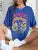 Dancing Skull Printed Female T-Shirts Cool Comfortable Tshirts Casual Fashion Funny Tee Shirts Hip Hop Oversized Women Tops