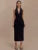 Halter Deep V Neck Sleeveless Sexy Maxi Dress For Women Elegant Backless Bodycon Tank Dress Femme Fashion Long Dress