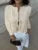 Patchwork Fashion Lace-Up Shirts Top For Women Hollow Out Casual Bandage Solid Elegant Long Sleeve Top Female Cropped Tee