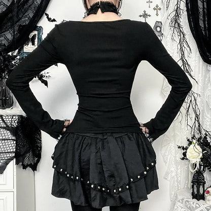 Lace-Up Choker Corset