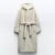 Belted Faux Mink Fur Coat Women  Winter Beige Gradient Furry Fur Jacket Luxury Brand Hooded Warm Outerwear Overcoat