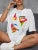 Painted Lady Face Personality Design Print T Shirt Female Street Comfortable T-Shirt Soft Casual Tops Breathable Short Sleeve