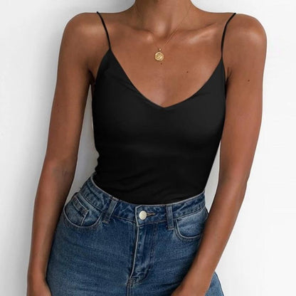 DressBetty - Satin Thin Solid Camis