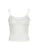 Lace Bow Patches White Basic Cute Y2K Camisole Sleeveless Slim Women Crop Top Simple Casual Tank Vest