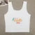 Europe and the United States street new print season art text short sleeve women Y2K women’s T-shirt vest halter