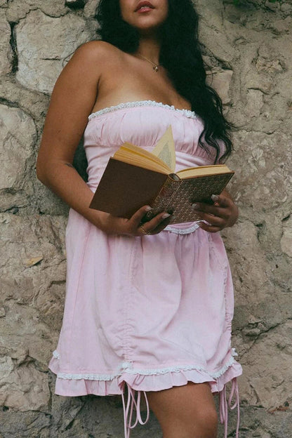 Strapless A-Line Mini Dress