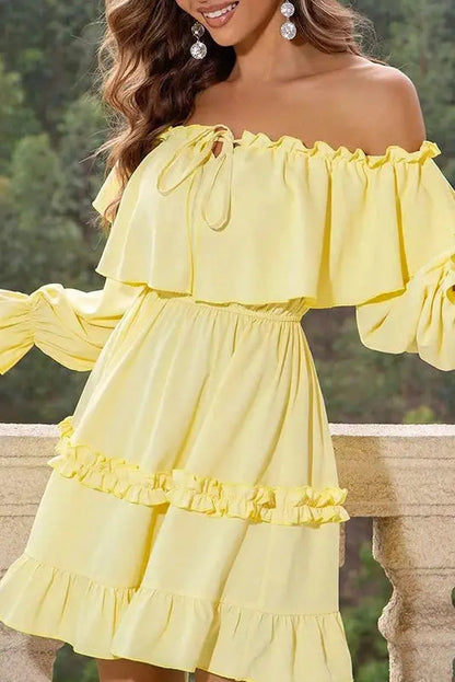 Off Shoulder Mini Dress
