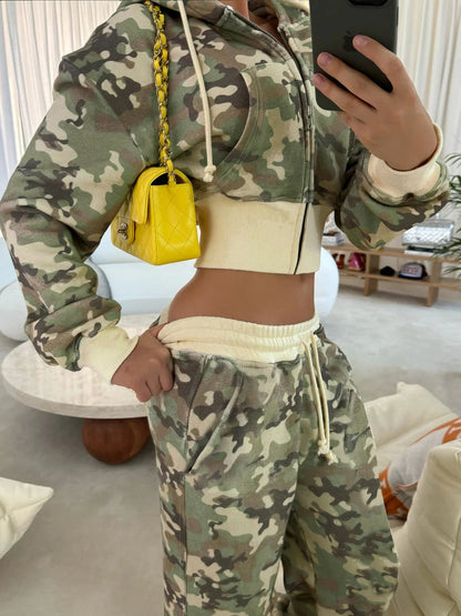 Camouflage Casual Winter Hoodie