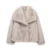Winter Gradient Faux Fur Coat Women Luxury Big Fur Collar Pockets Loose Jacket Female  Fashion Lady High Street Overcoats
