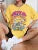 Dancing Skull Printed Female T-Shirts Cool Comfortable Tshirts Casual Fashion Funny Tee Shirts Hip Hop Oversized Women Tops