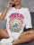 Dancing Skull Printed Female T-Shirts Cool Comfortable Tshirts Casual Fashion Funny Tee Shirts Hip Hop Oversized Women Tops
