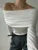 Sweater Knit Pullover Backless Women Slim Bandeau Solid Cropped Top Streetwear Off-Shoulder Elegant Autumn Knitwear Top