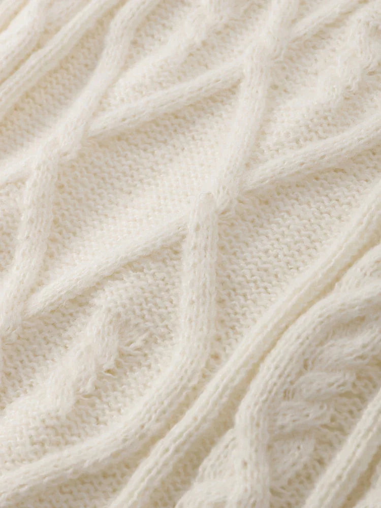 Thick Twisted Sweater Women Autumn Long Sleeve O-neck Female Knitted Pullover Solid Casual Loose Lady Kintwear Tops