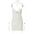 Y2K Summer New Hanging Neck Sling Dress Fashionable and Sexy Nightclub Style Open Backpack Hip Dress for Women
