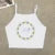 Europe and the United States street new print season art text short sleeve women Y2K women’s T-shirt vest halter